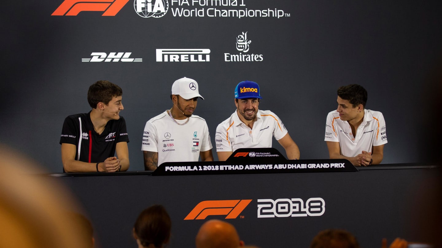 George Russell, Williams Racing, Lewis Hamilton, Mercedes AMG F1, Fernando Alonso, McLaren and