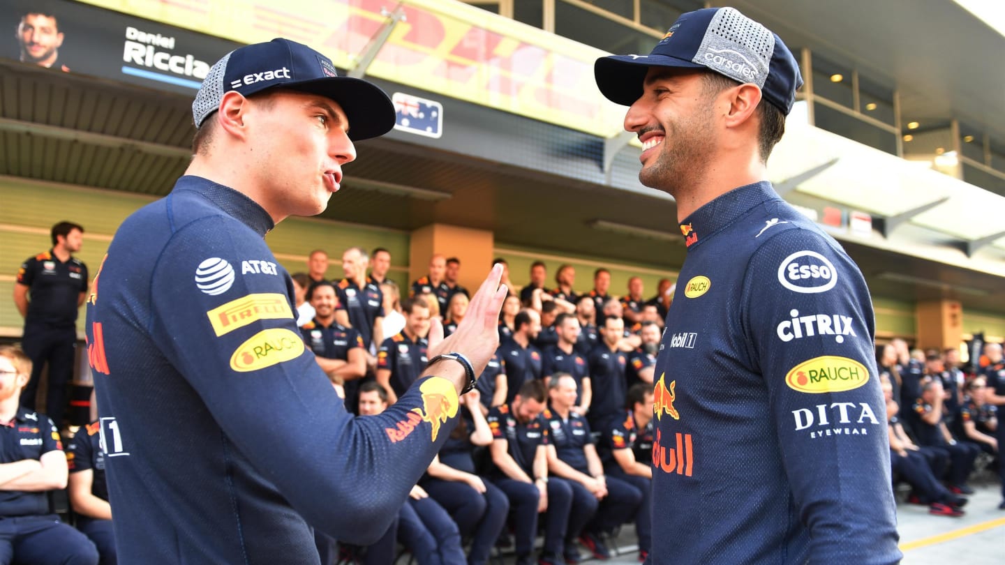 Max Verstappen, Red Bull Racing and Daniel Ricciardo, Red Bull Racing at Formula One World