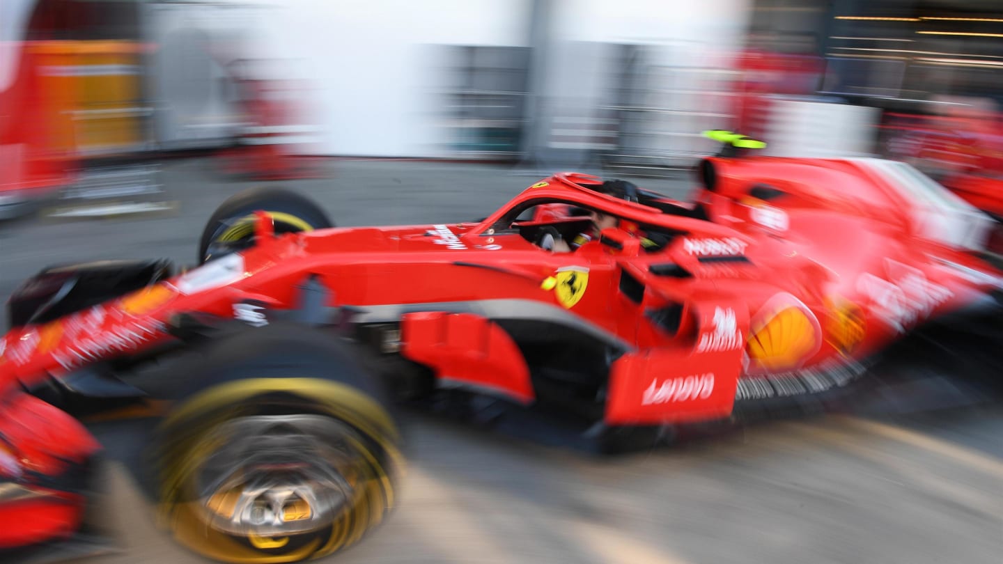 Ferrari pit stop practice at Formula One World Championship, Rd1, Australian Grand Prix, Practice, Melbourne, Australia, Friday 23 March 2018. © Mark Sutton/Sutton Images
