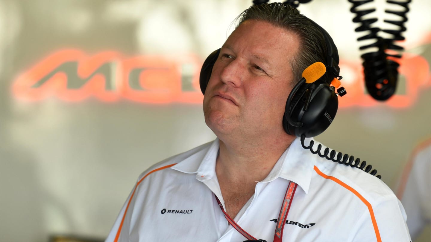 Zak Brown (USA) McLaren Executive Director at Formula One World Championship, Rd1, Australian Grand Prix, Practice, Melbourne, Australia, Friday 23 March 2018. © Mark Sutton/Sutton Images