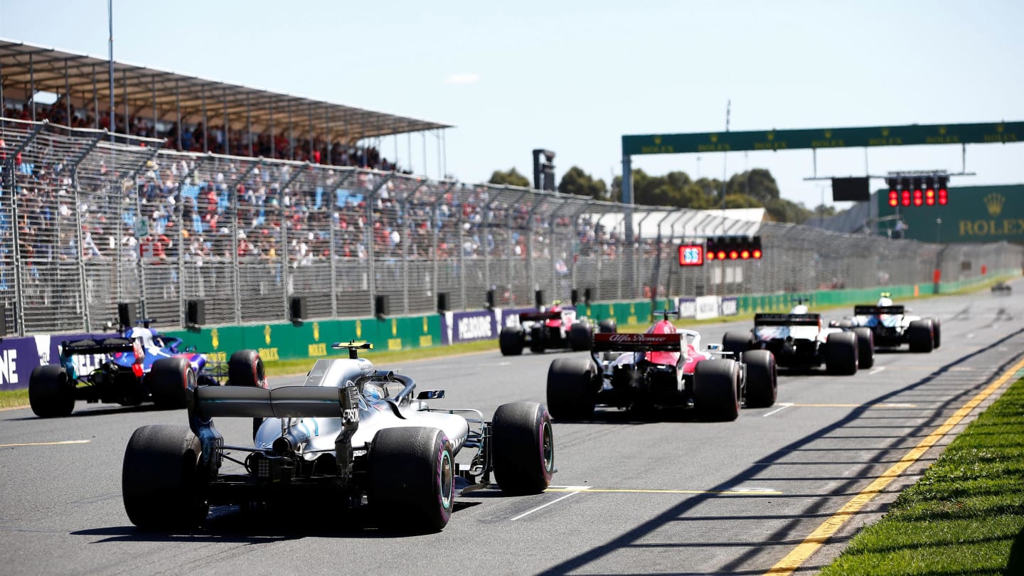 Practice starts at Formula One World Championship, Rd1, Australian Grand Prix, Practice, Melbourne, Australia, Friday 23 March 2018. © Andy Hone/LAT/Sutton Images