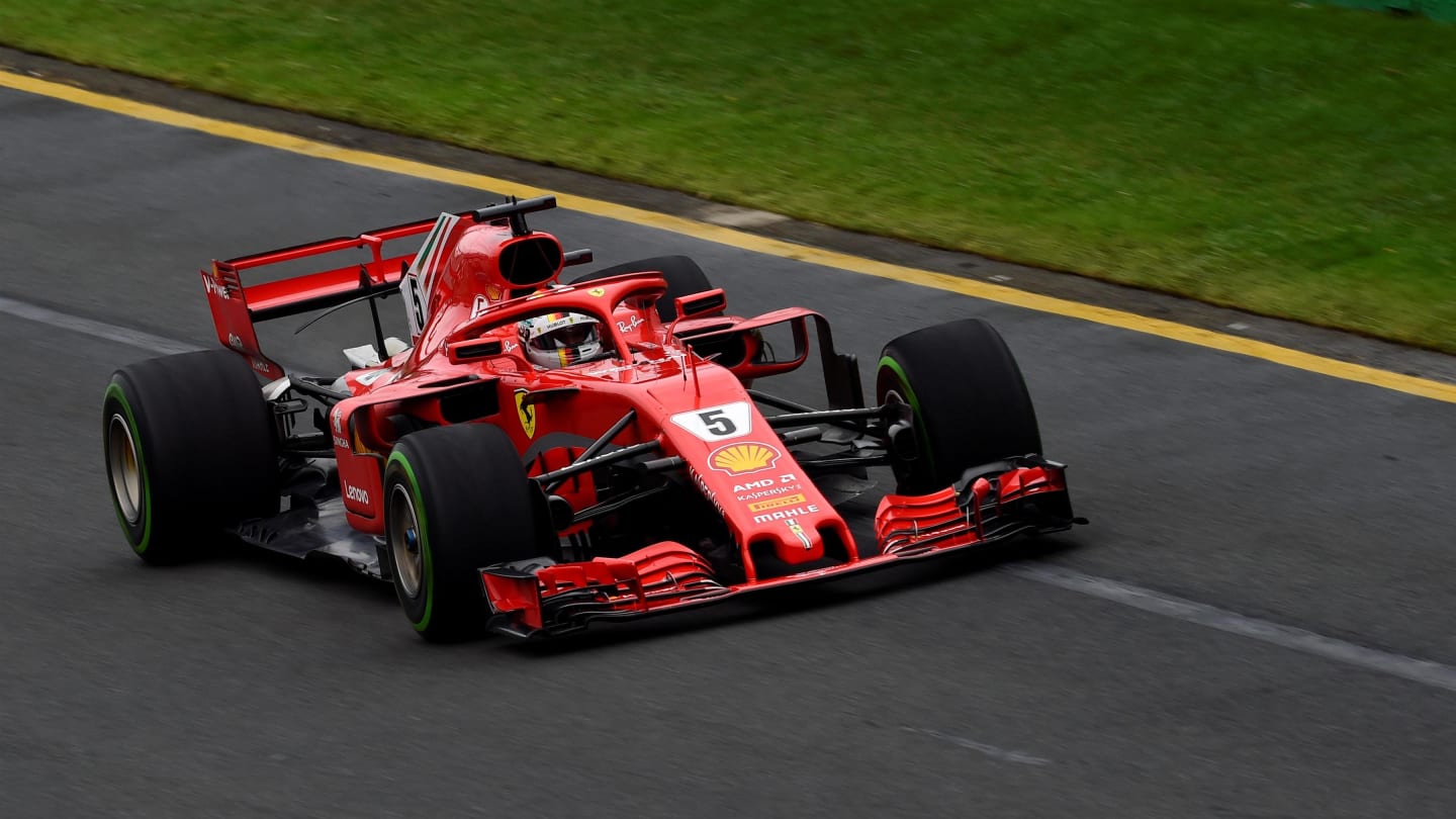 Sebastian Vettel (GER) Ferrari SF-71H at Formula One World Championship, Rd1, Australian Grand Prix, Qualifying, Melbourne, Australia, Saturday 24 March 2018. © Jerry Andre/Sutton Images