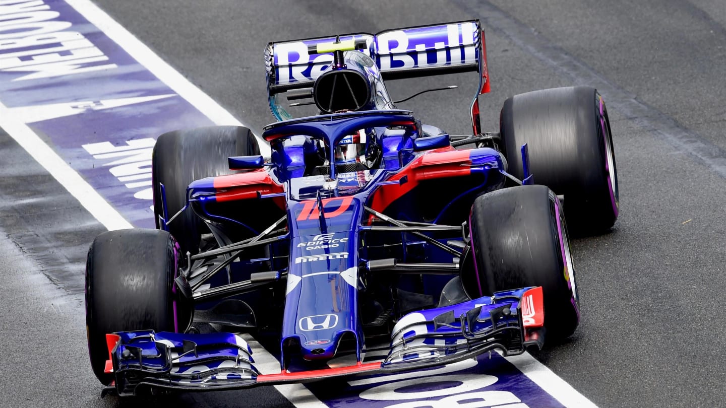 Pierre Gasly (FRA) Scuderia Toro Rosso STR13 at Formula One World Championship, Rd1, Australian Grand Prix, Qualifying, Melbourne, Australia, Saturday 24 March 2018. © Jerry Andre/Sutton Images