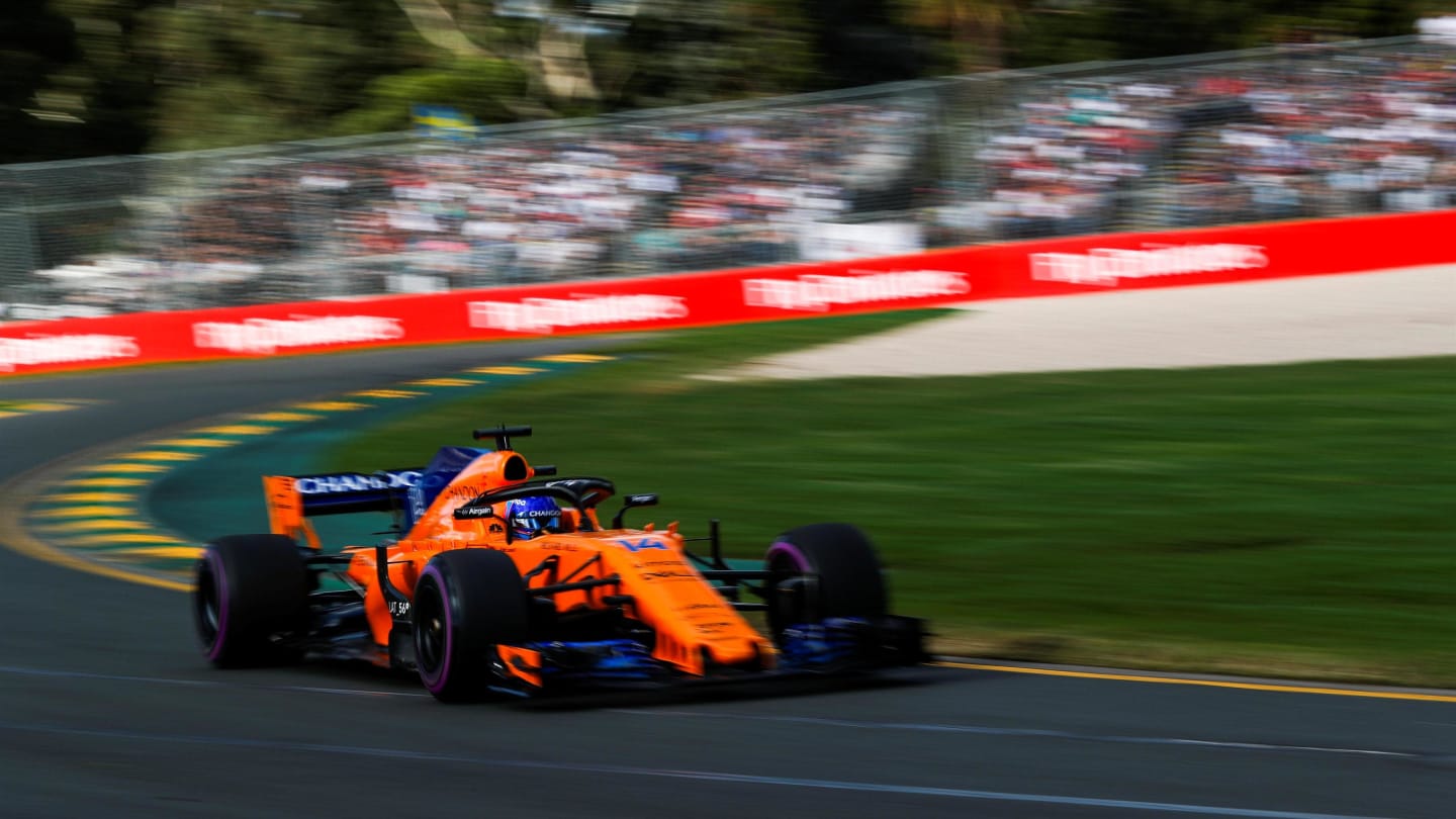 Fernando Alonso (ESP) McLaren MCL33 at Formula One World Championship, Rd1, Australian Grand Prix, Race, Melbourne, Australia, Sunday 25 March 2018. © Manuel Goria/Sutton Images
