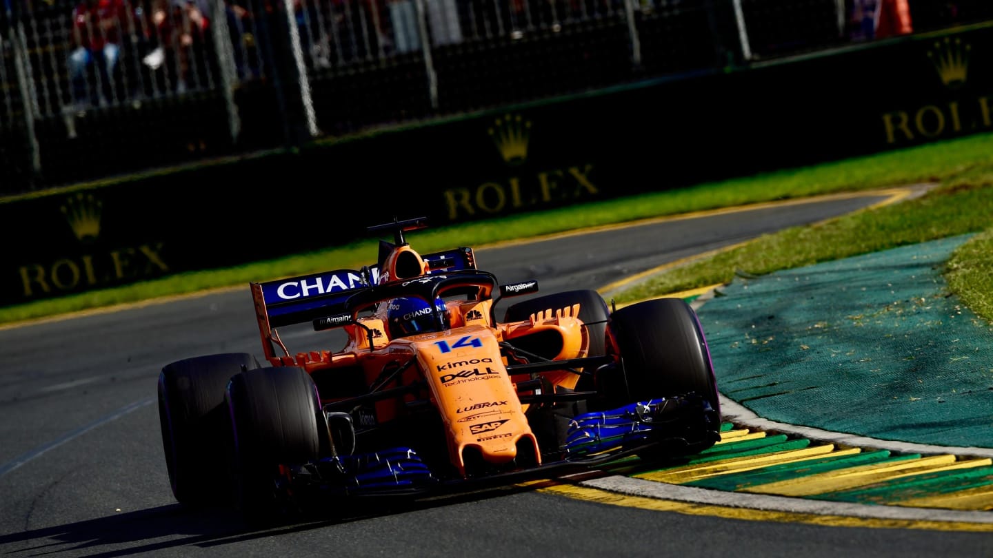 Fernando Alonso (ESP) McLaren MCL33 at Formula One World Championship, Rd1, Australian Grand Prix, Race, Melbourne, Australia, Sunday 25 March 2018. © Jerry Andre/Sutton Images