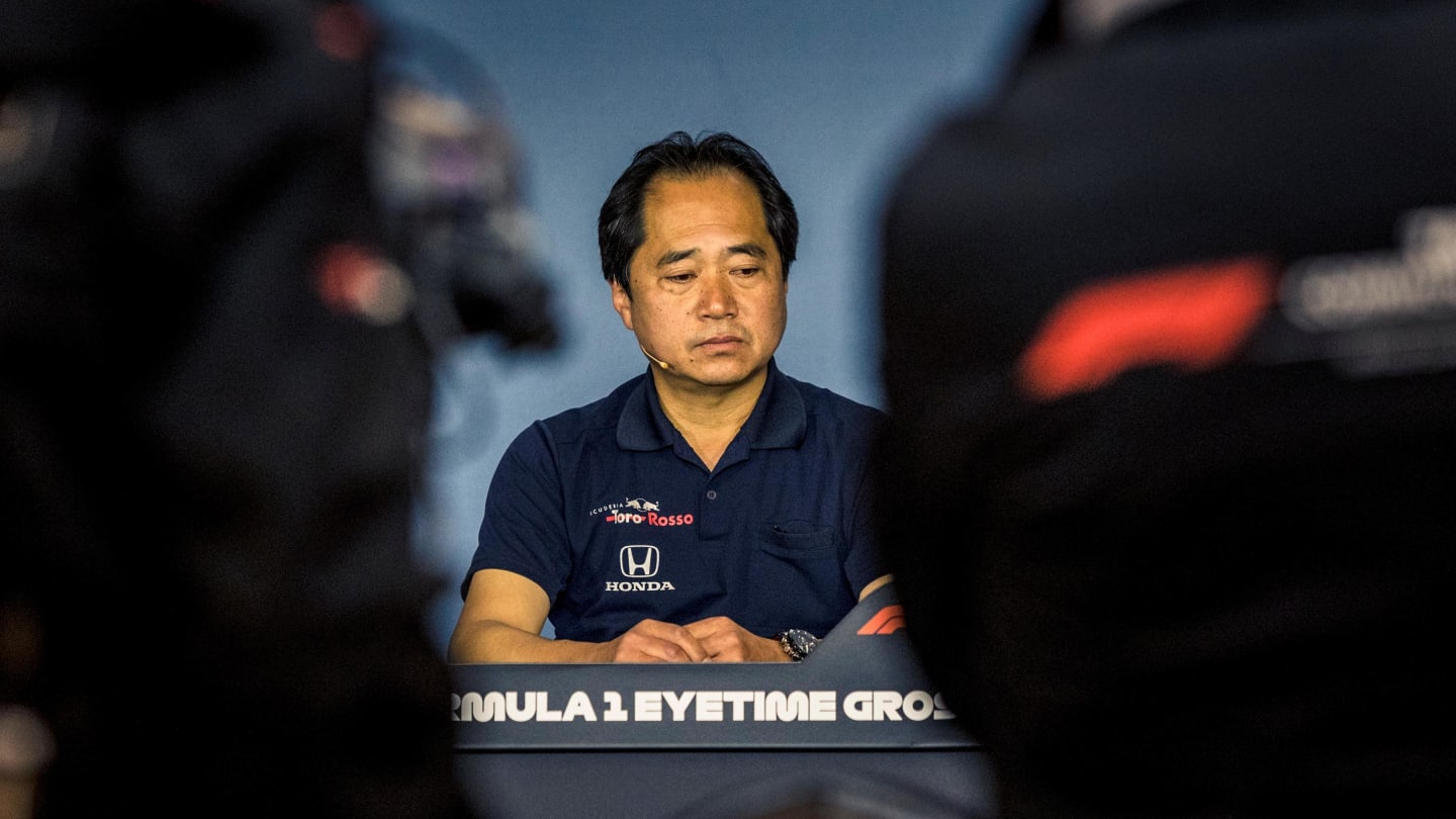 Toyoharu Tanabe (JPN) Honda F1 Technical Director in the Press Conference at Formula One World