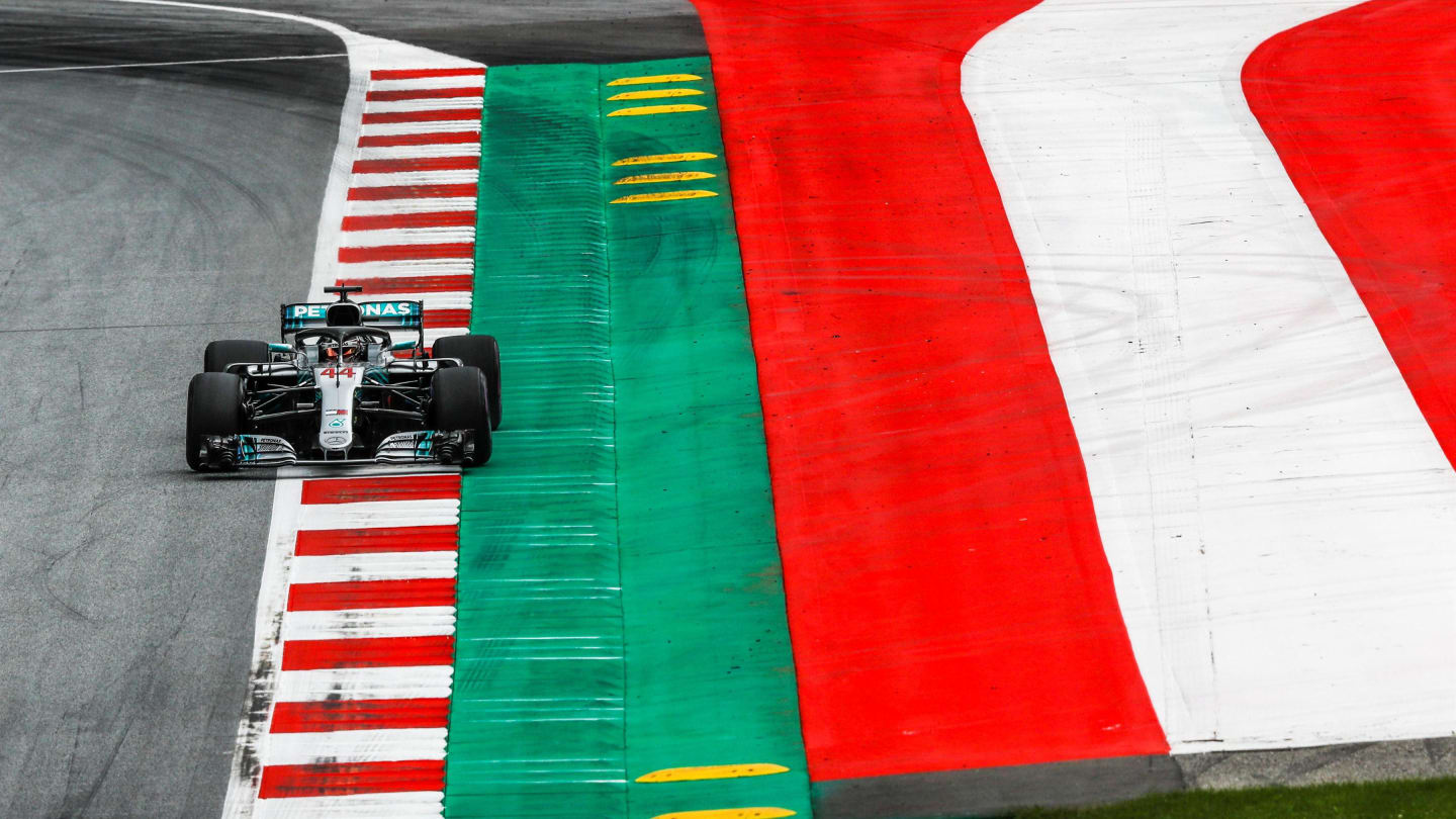 Lewis Hamilton (GBR) Mercedes-AMG F1 W09 EQ Power+ at Formula One World Championship, Rd9, Austrian