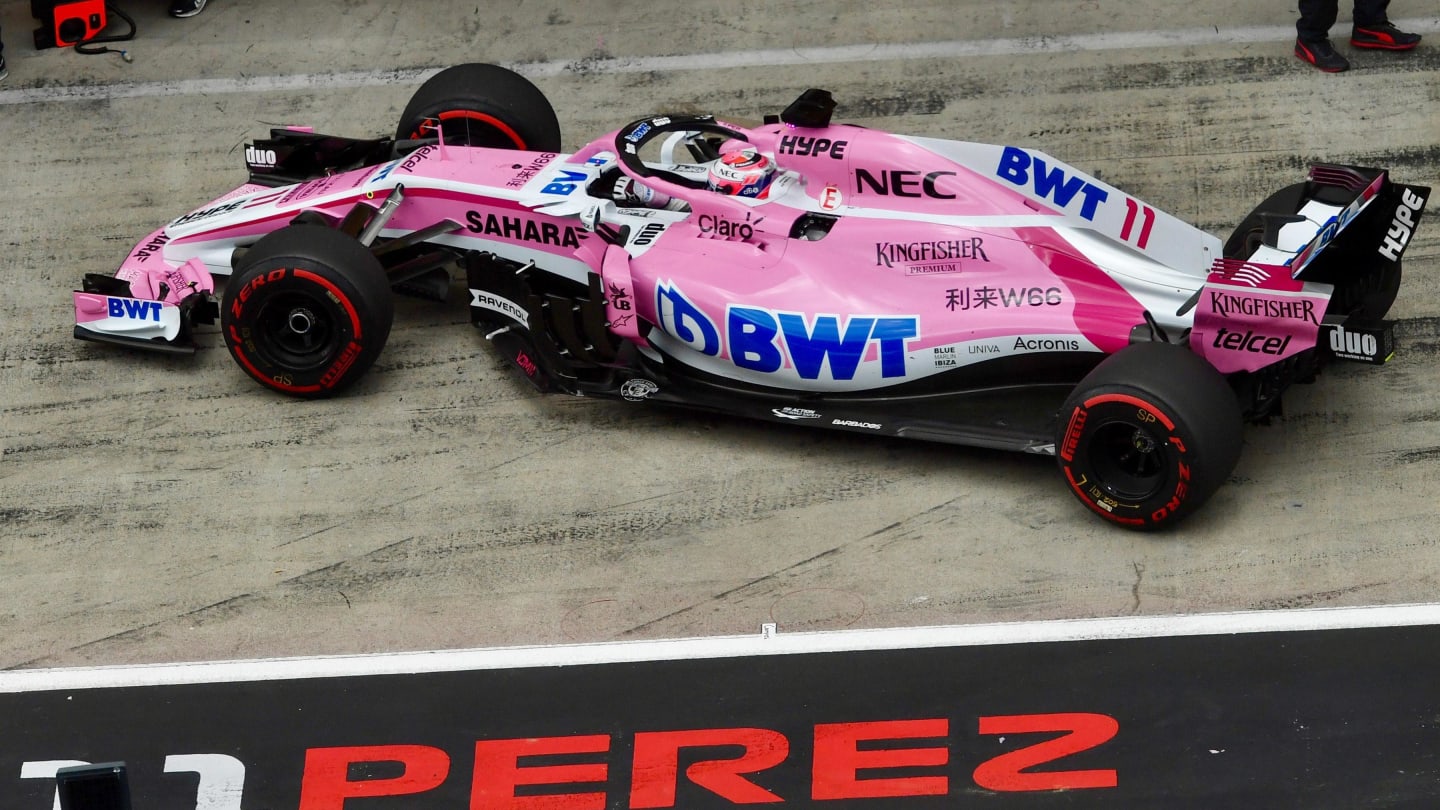 Sergio Perez (MEX) Force India VJM11 at Formula One World Championship, Rd9, Austrian Grand Prix, Practice, Spielberg, Austria, Friday 29 June 2018. © Jerry Andre/Sutton Images