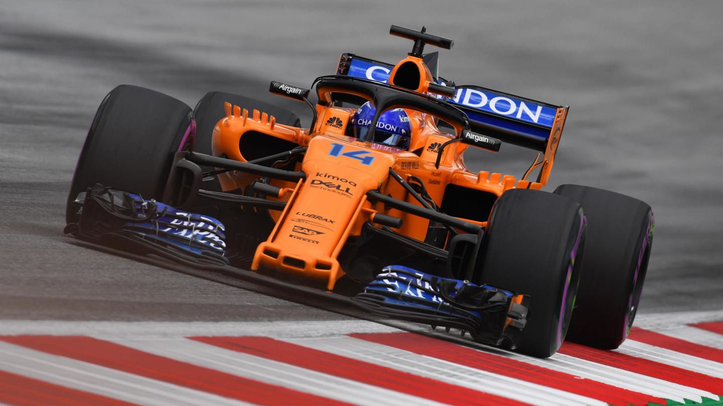 Fernando Alonso (ESP) McLaren MCL33 at Formula One World Championship, Rd9, Austrian Grand Prix,