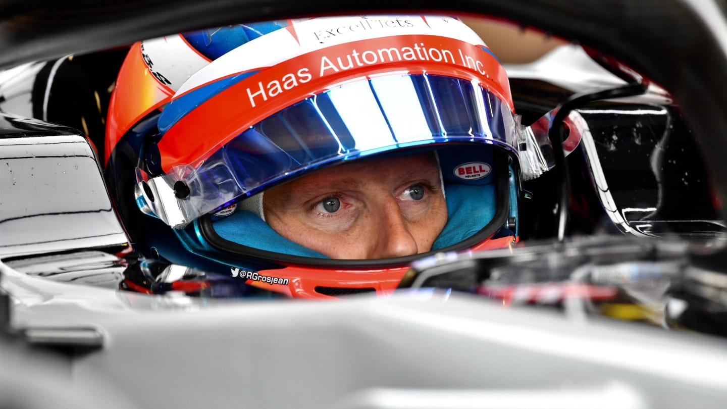 Romain Grosjean (FRA) Haas VF-18 at Formula One World Championship, Rd9, Austrian Grand Prix,