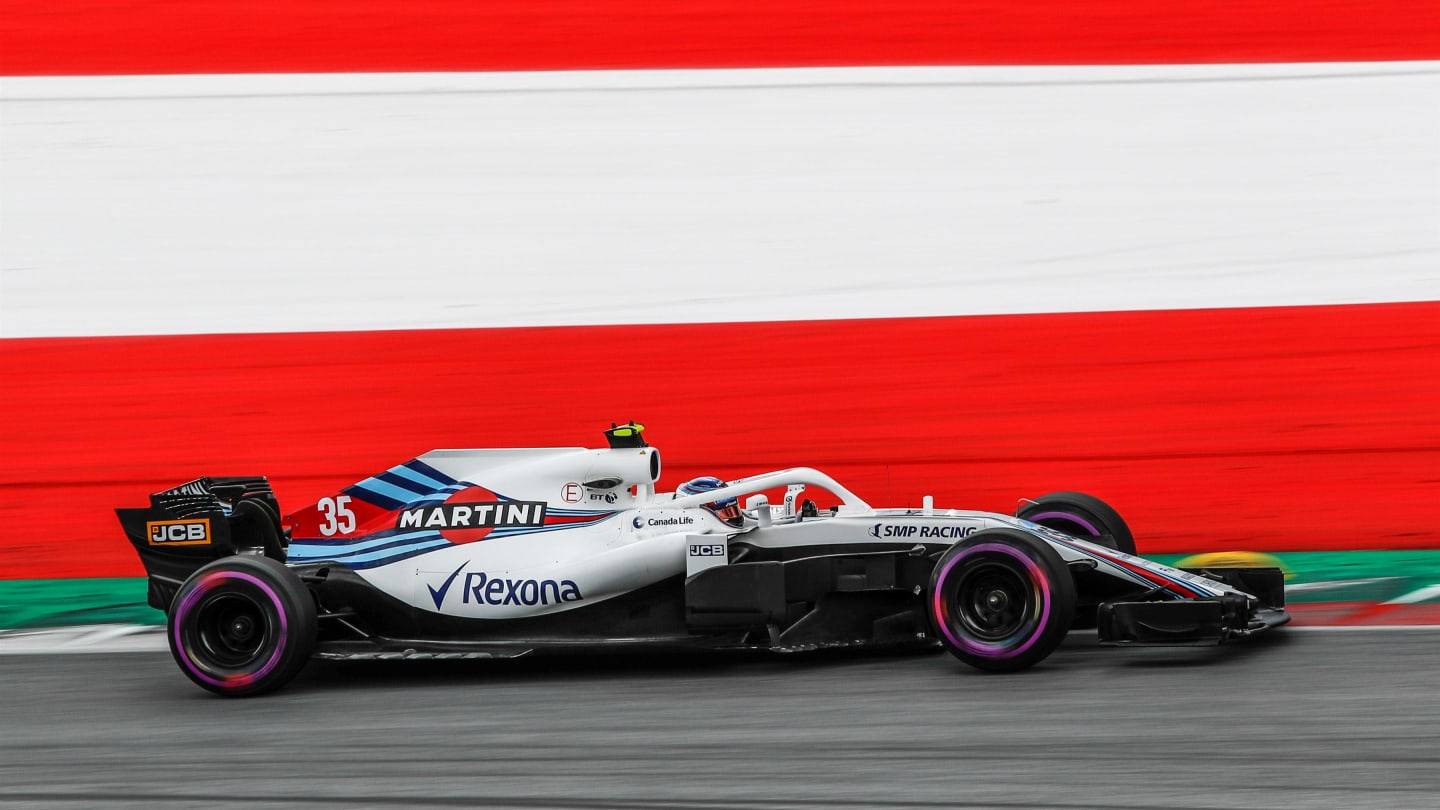 Sergey Sirotkin (RUS) Williams FW41 at Formula One World Championship, Rd9, Austrian Grand Prix,