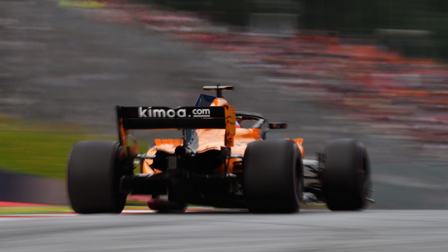 Fernando Alonso (ESP) McLaren MCL33 at Formula One World Championship, Rd9, Austrian Grand Prix,