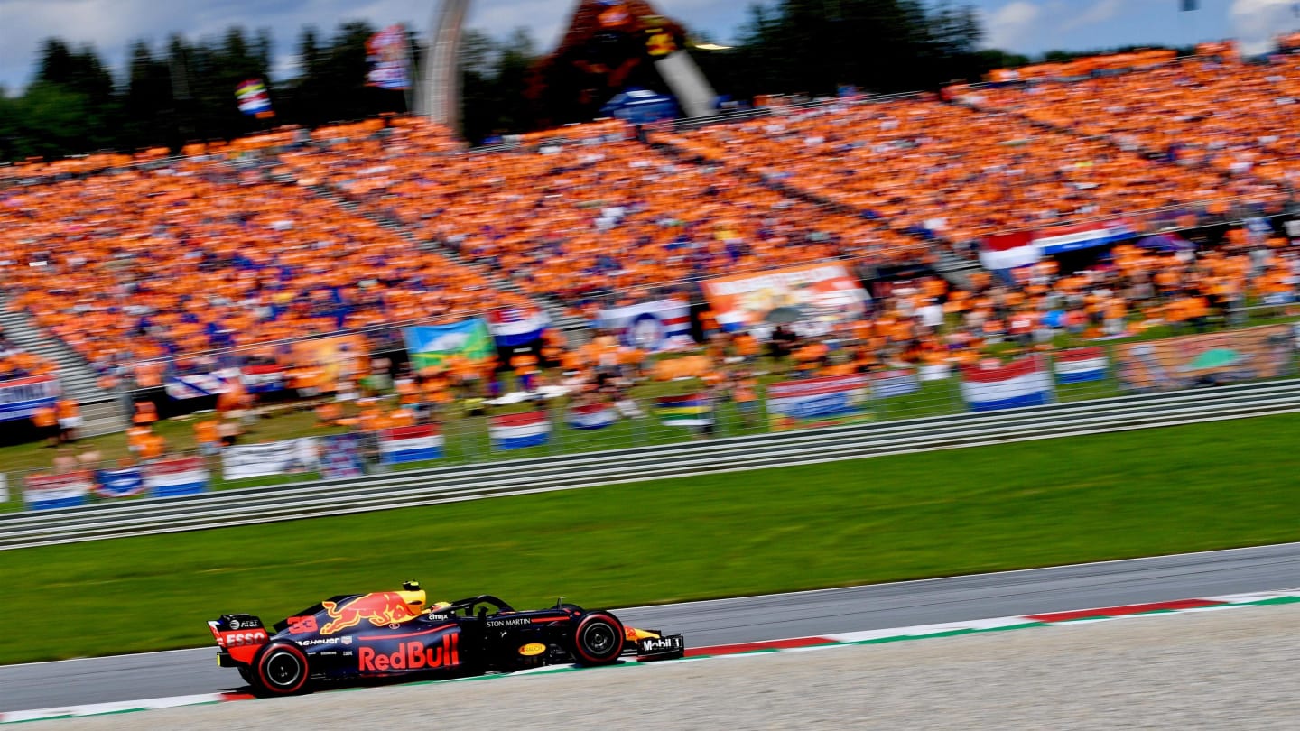 Max Verstappen (NED) Red Bull Racing RB14 at Formula One World Championship, Rd9, Austrian Grand Prix, Race, Spielberg, Austria, Sunday 1 July 2018. © Jerry Andre/Sutton Images