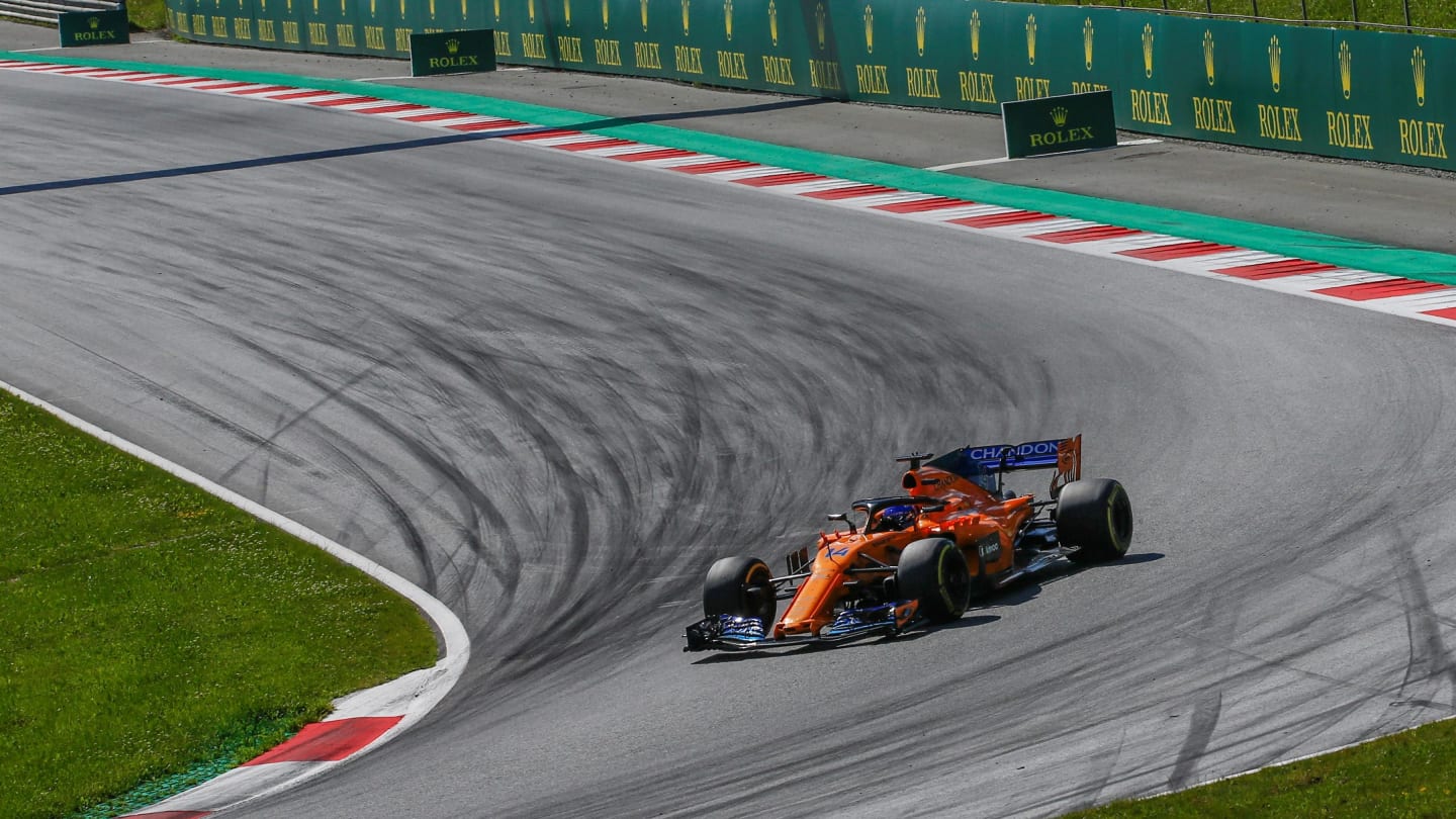 Fernando Alonso (ESP) McLaren MCL33 at Formula One World Championship, Rd9, Austrian Grand Prix,