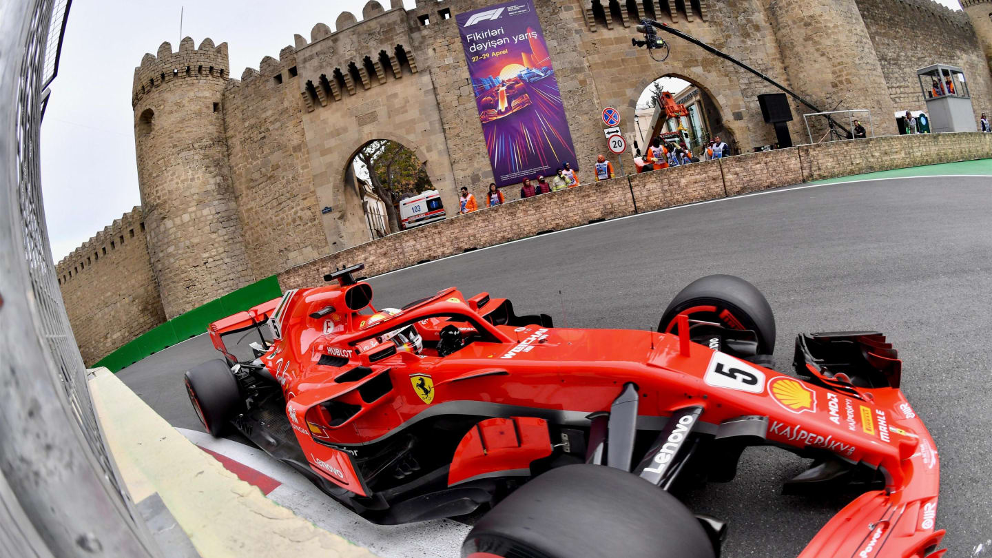 Sebastian Vettel (GER) Ferrari SF-71H at Formula One World Championship, Rd4, Azerbaijan Grand