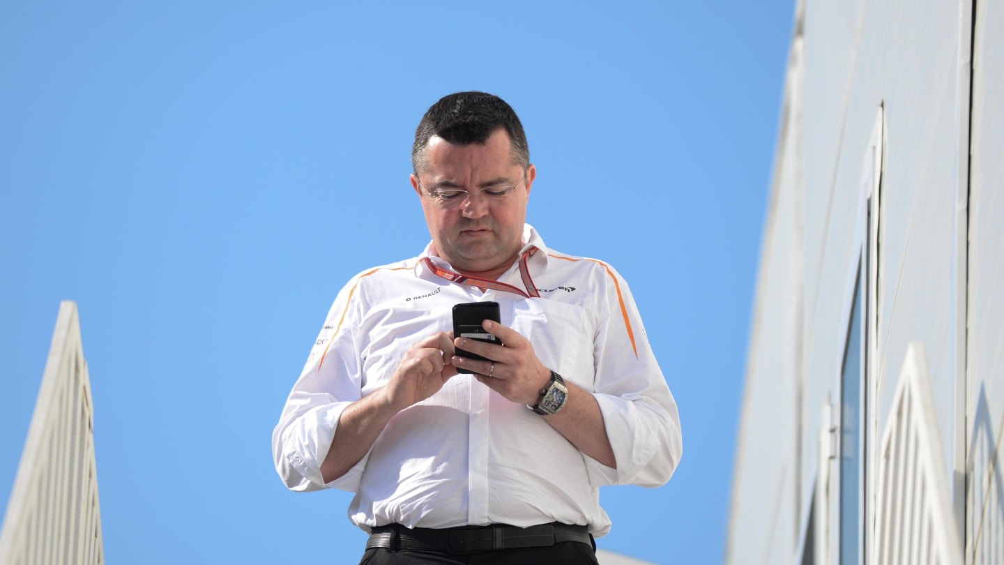 Eric Boullier (FRA) McLaren Racing Director at Formula One World Championship, Rd4, Azerbaijan