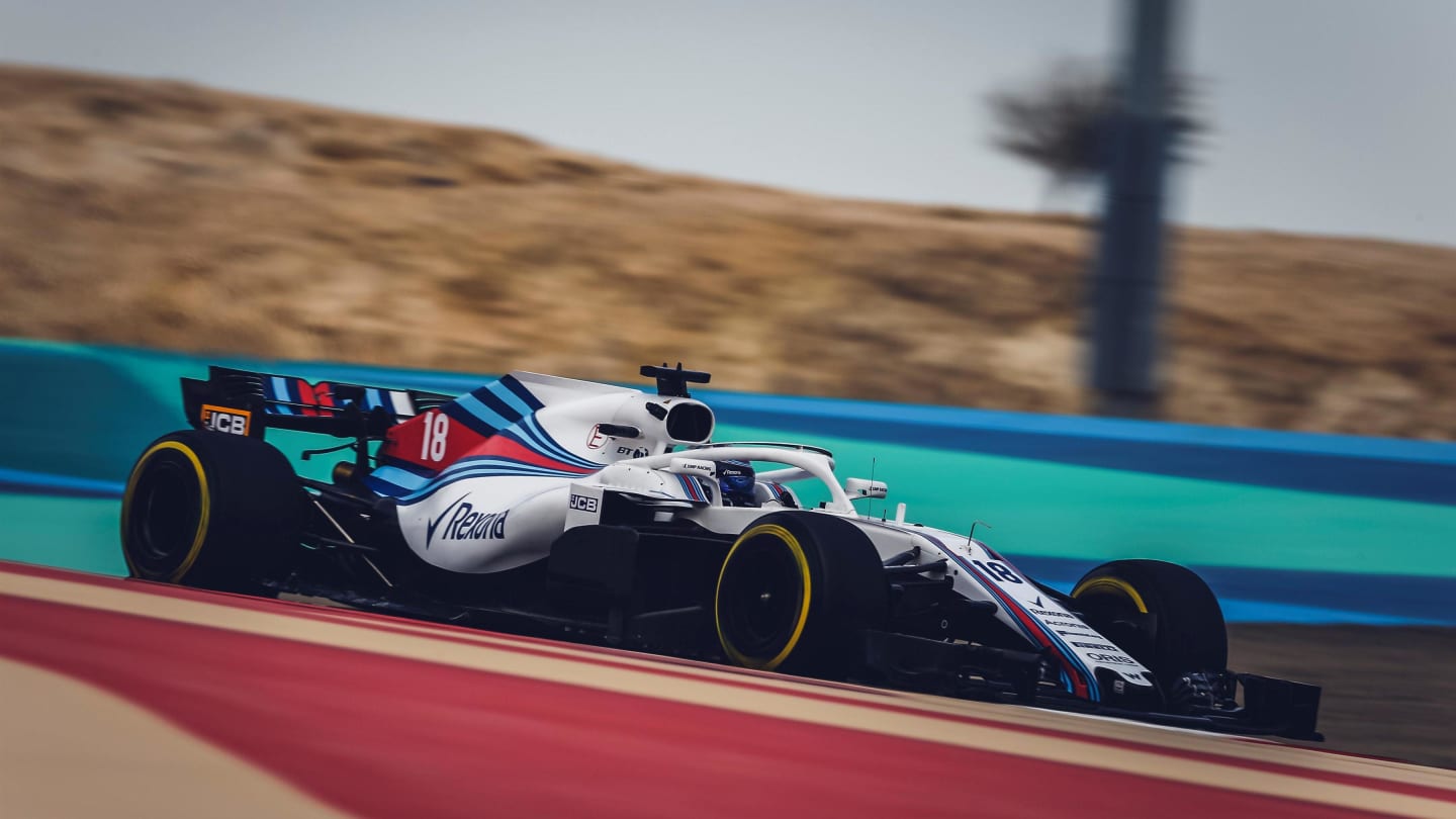 Lance Stroll (CDN) Williams FW41 at Formula One World Championship, Rd2, Bahrain Grand Prix, Practice, Bahrain International Circuit, Sakhir, Bahrain, Friday 6 April 2018. © Manuel Goria/Sutton Images