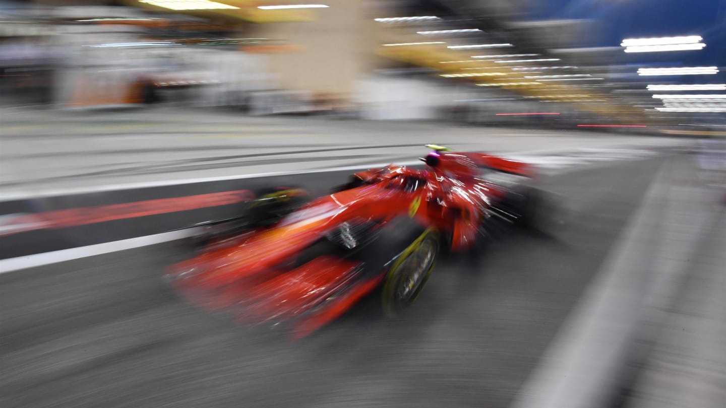 Kimi Raikkonen (FIN) Ferrari SF-71H at Formula One World Championship, Rd2, Bahrain Grand Prix, Qualifying, Bahrain International Circuit, Sakhir, Bahrain, Saturday 7 April 2018. © Mark Sutton/Sutton Images