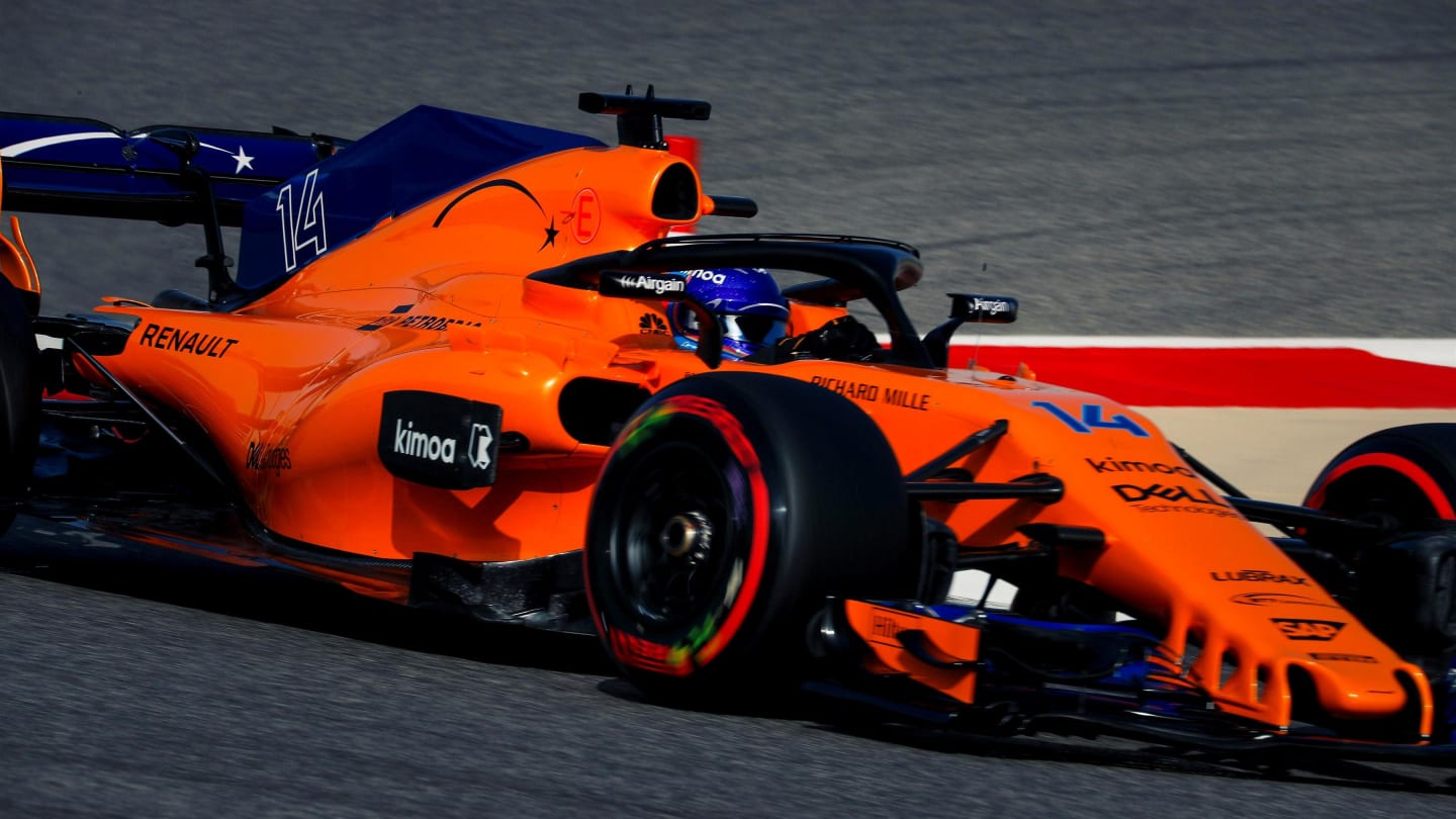 Fernando Alonso (ESP) McLaren MCL33 at Formula One World Championship, Rd2, Bahrain Grand Prix, Qualifying, Bahrain International Circuit, Sakhir, Bahrain, Saturday 7 April 2018. © Manuel Goria/Sutton Images