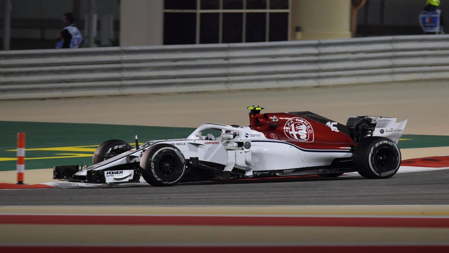 Charles Leclerc (MON) Alfa Romeo Sauber C37 at Formula One World Championship, Rd2, Bahrain Grand Prix, Race, Bahrain International Circuit, Sakhir, Bahrain, Sunday 8 April 2018. © Simon Galloway/Sutton Images