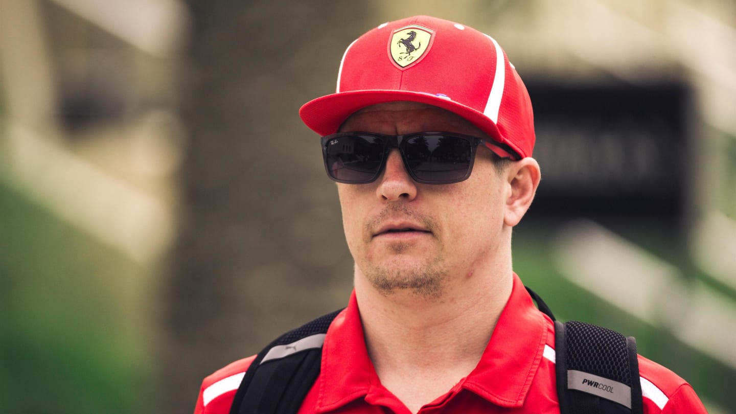 Kimi Raikkonen (FIN) Ferrari at Formula One World Championship, Rd2, Bahrain Grand Prix, Preparations, Bahrain International Circuit, Sakhir, Bahrain, Thursday 5 April 2018. © Manuel Goria/Sutton Images