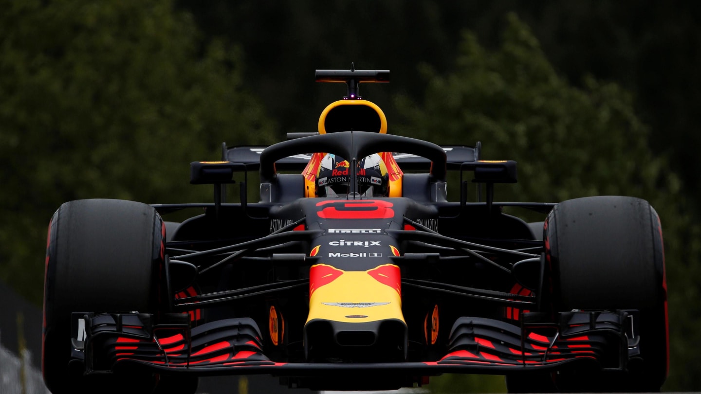 Daniel Ricciardo, Red Bull Racing RB14 at Formula One World Championship, Rd13, Belgian Grand Prix,