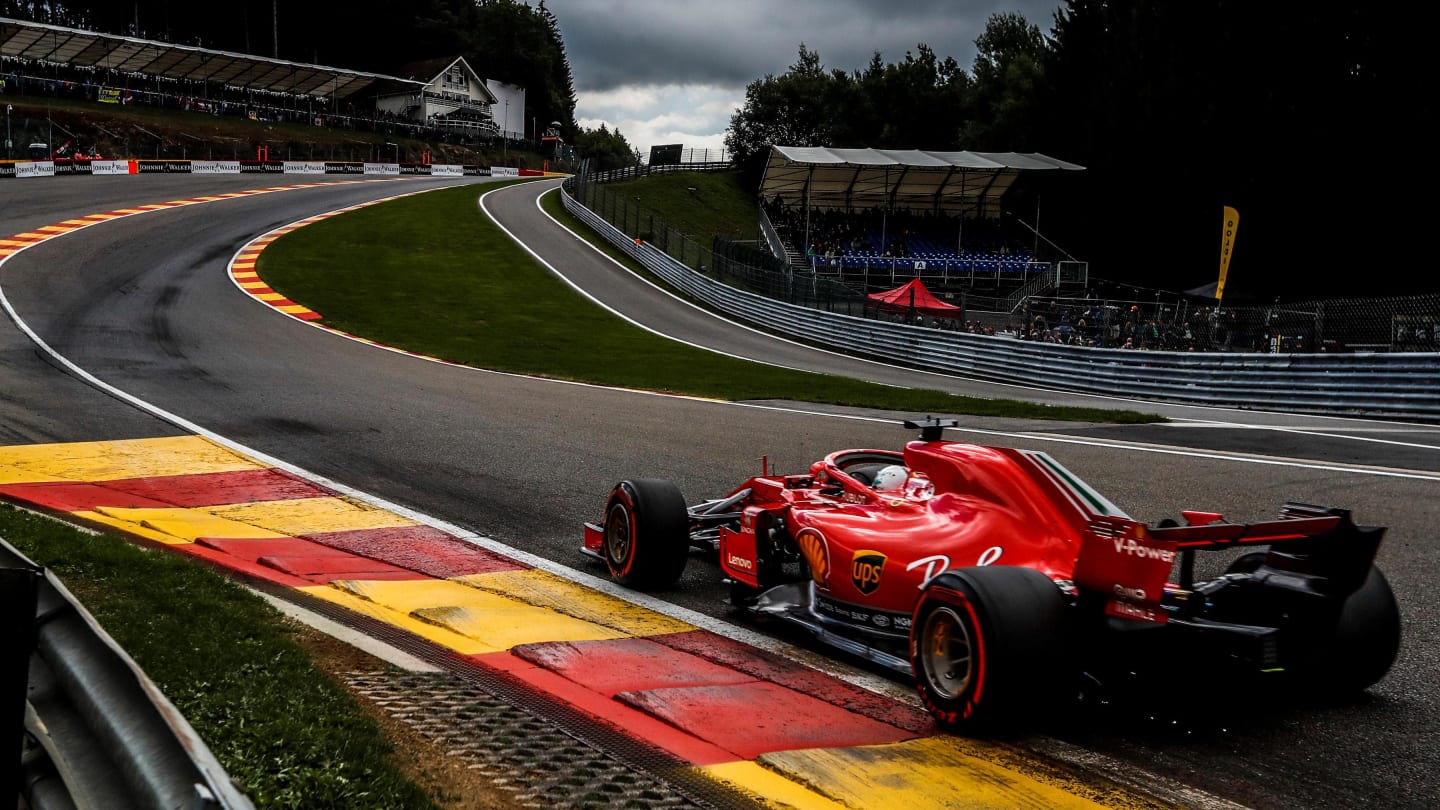 Sebastian Vettel, Ferrari SF71H at Formula One World Championship, Rd13, Belgian Grand Prix,
