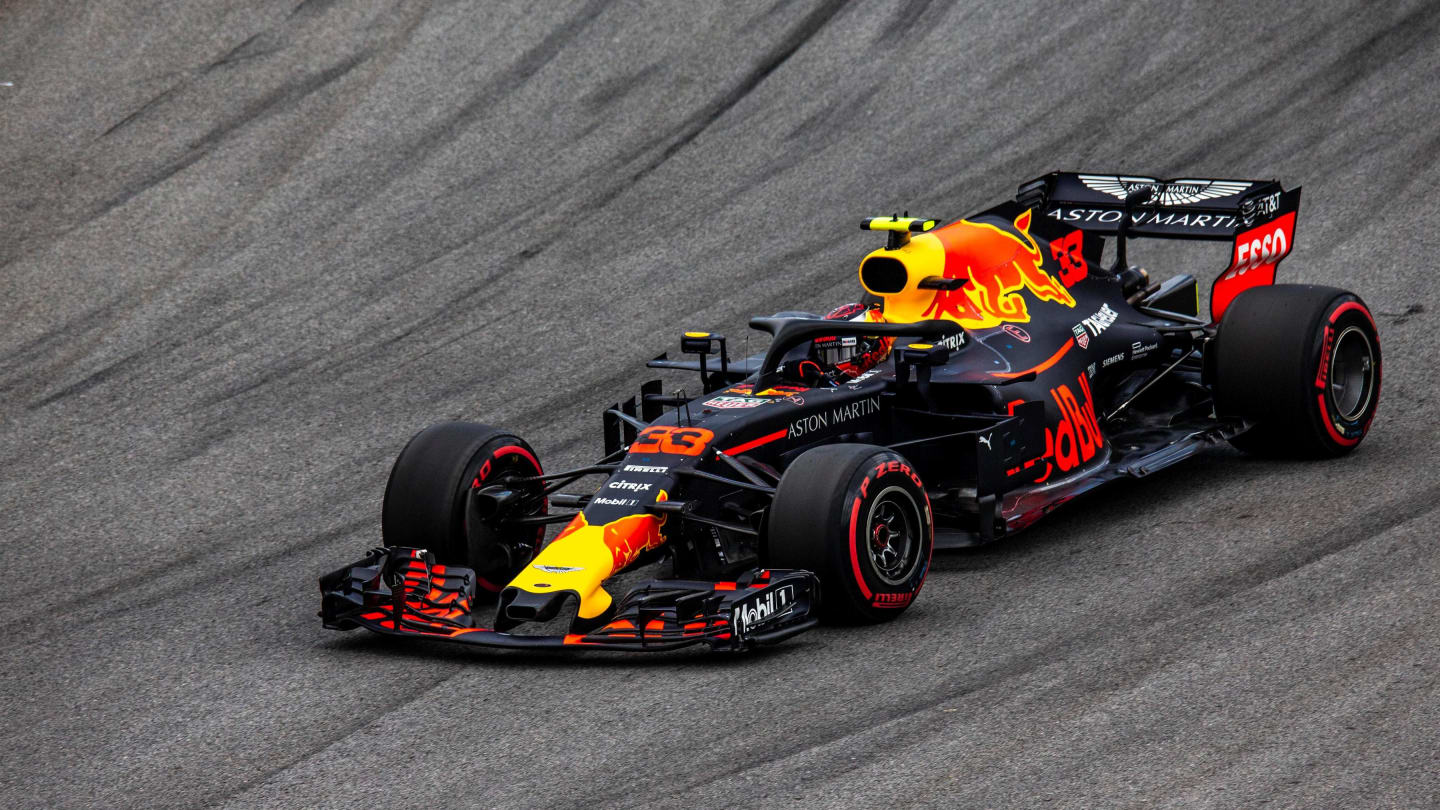 Max Verstappen, Red Bull Racing RB14 at Formula One World Championship, Rd20, Brazilian Grand Prix, Qualifying, Interlagos, Sao Paulo, Brazil, Saturday 10 November 2018.