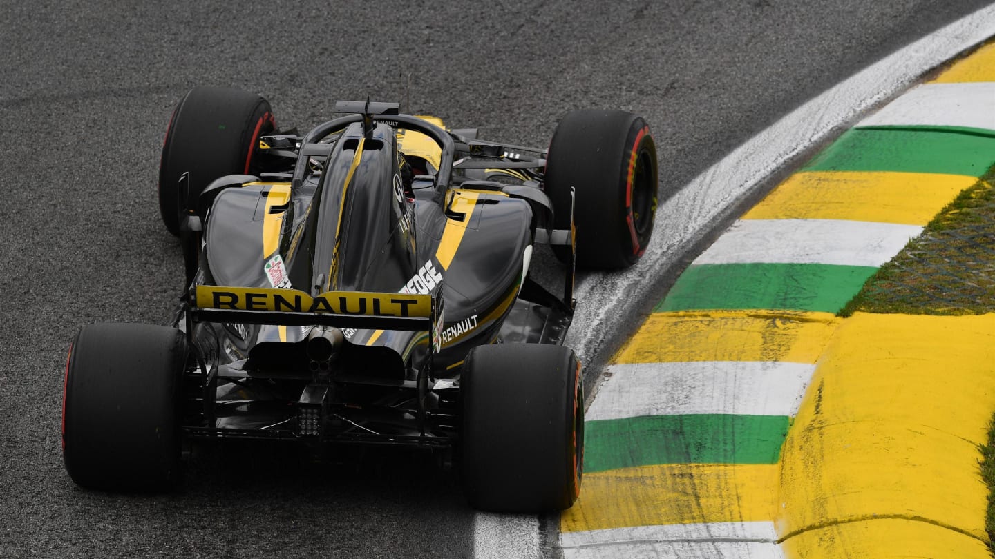 Nico Hulkenberg, Renault Sport F1 Team R.S. 18 at Formula One World Championship, Rd20, Brazilian Grand Prix, Qualifying, Interlagos, Sao Paulo, Brazil, Saturday 10 November 2018.