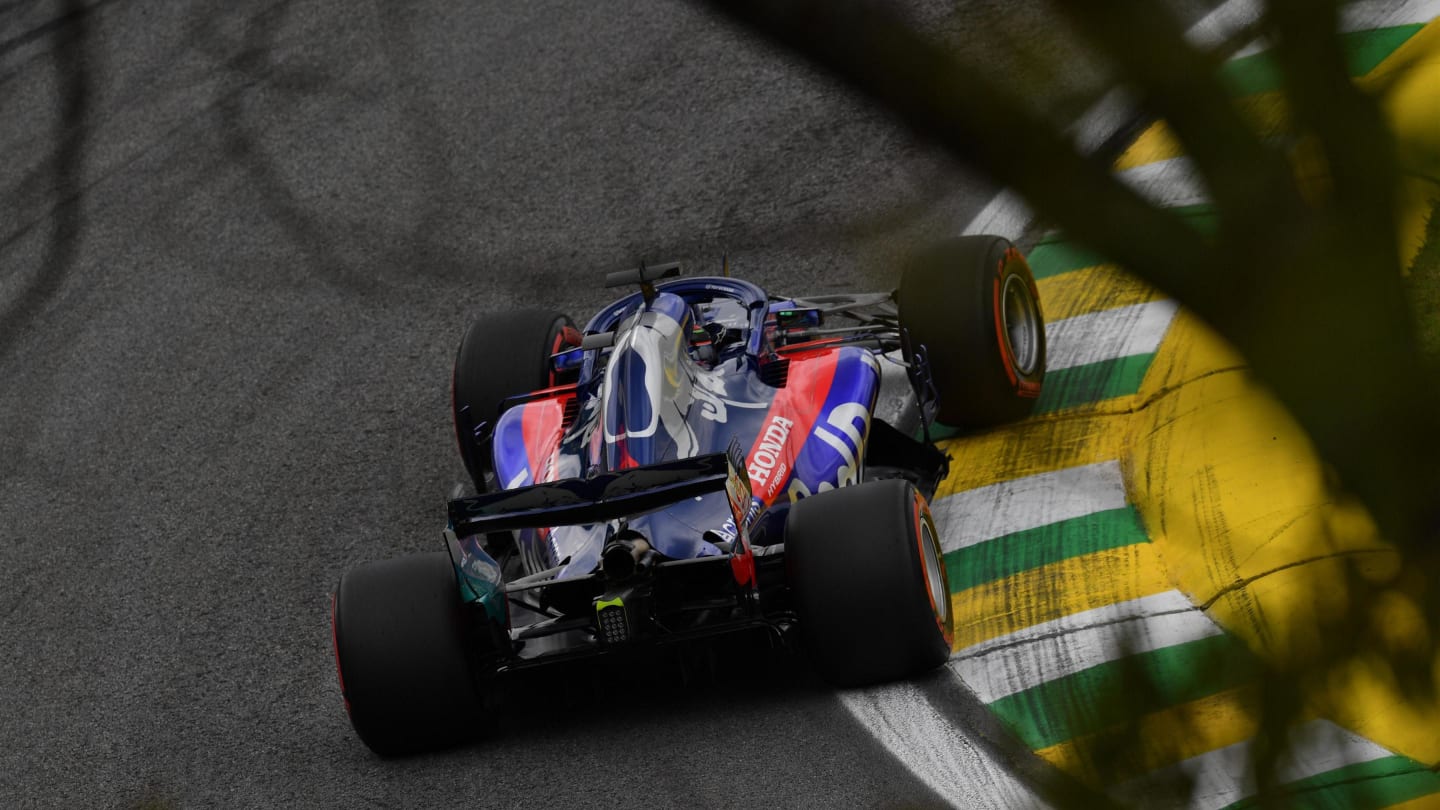 Brendon Hartley, Toro Rosso STR13 at Formula One World Championship, Rd20, Brazilian Grand Prix, Qualifying, Interlagos, Sao Paulo, Brazil, Saturday 10 November 2018.