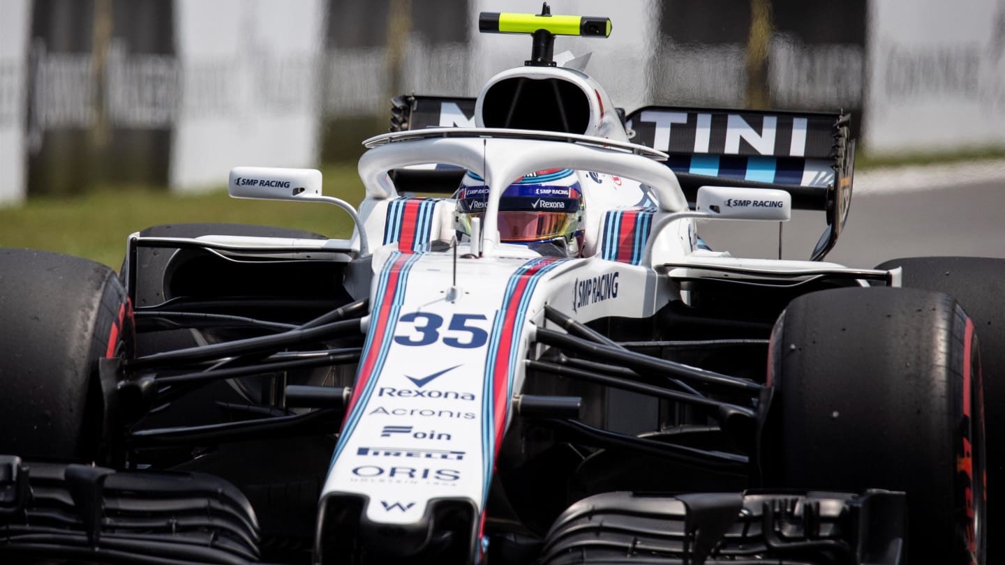 Sergey Sirotkin, Williams FW41 at Formula One World Championship, Rd20, Brazilian Grand Prix, Race, Interlagos, Sao Paulo, Brazil, Sunday 11 November 2018.