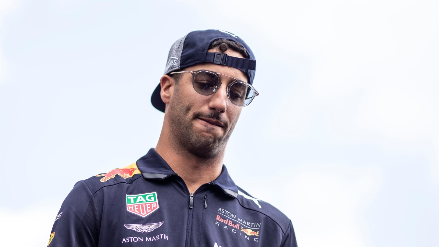 Daniel Ricciardo, Red Bull Racing on the drivers parade at Formula One World Championship, Rd20,