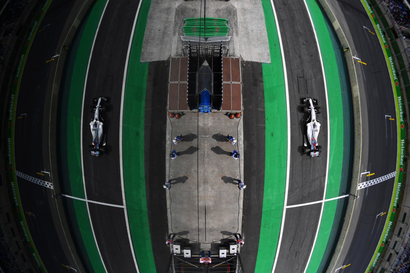 Lance Stroll, Williams FW41 at Formula One World Championship, Rd20, Brazilian Grand Prix, Race, Interlagos, Sao Paulo, Brazil, Sunday 11 November 2018.