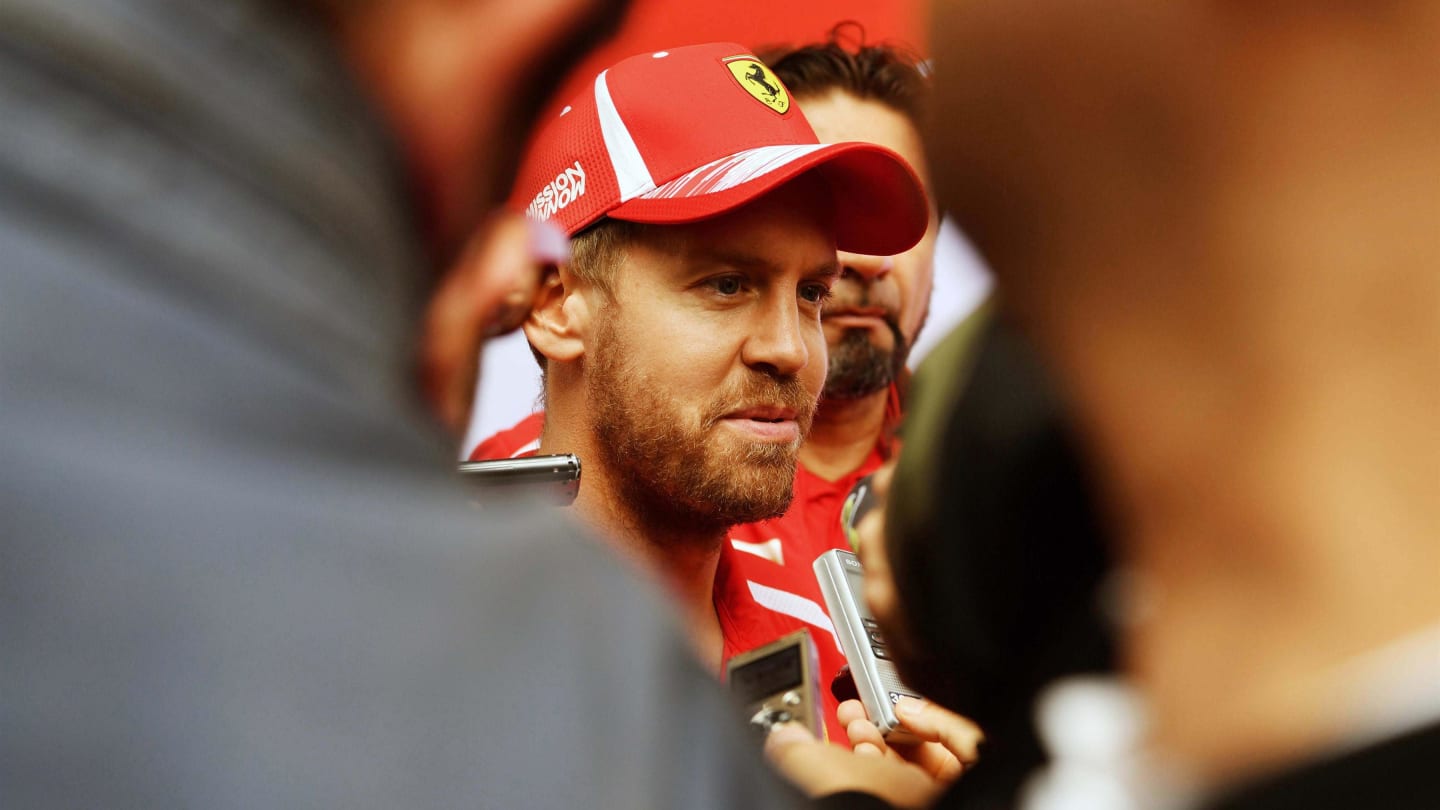 Sebastian Vettel, Ferrari at Formula One World Championship, Rd20, Brazilian Grand Prix,