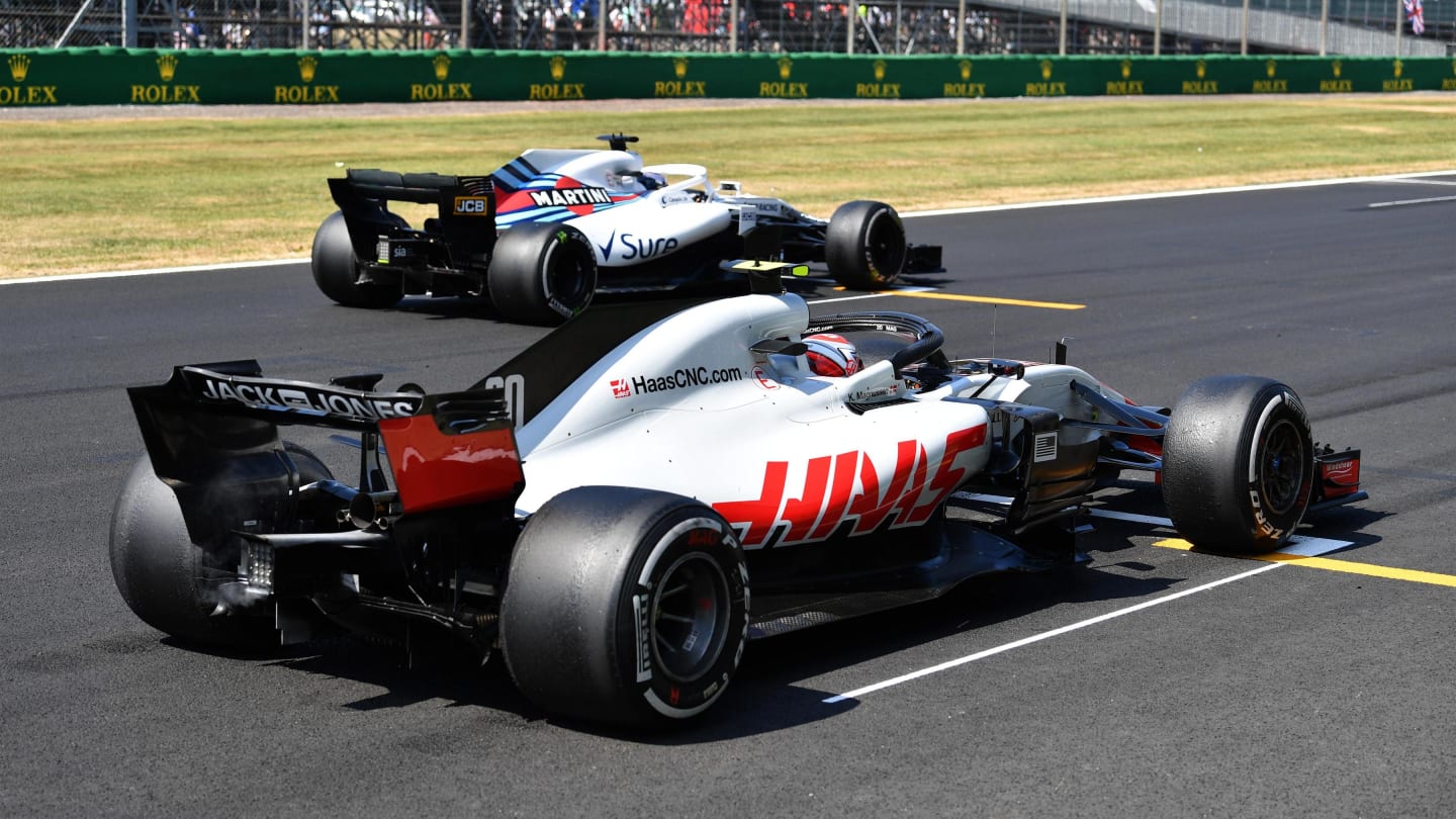 Kevin Magnussen (DEN) Haas VF-18 at Formula One World Championship, Rd10, British Grand Prix,