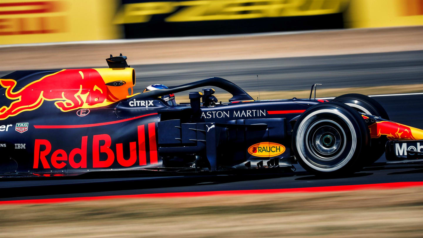 Daniel Ricciardo (AUS) Red Bull Racing RB14 at Formula One World Championship, Rd10, British Grand