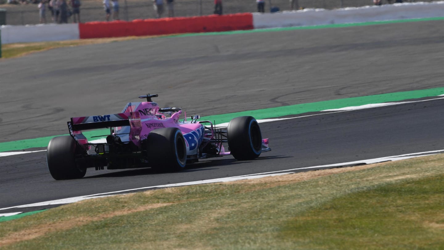 Sergio Perez (MEX) Force India VJM11 at Formula One World Championship, Rd10, British Grand Prix, Practice, Silverstone, England, Friday 6 July 2018. © Jerry Andre/Sutton Images