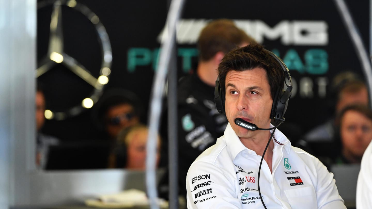 Toto Wolff (AUT) Mercedes AMG F1 Director of Motorsport at Formula One World Championship, Rd10,