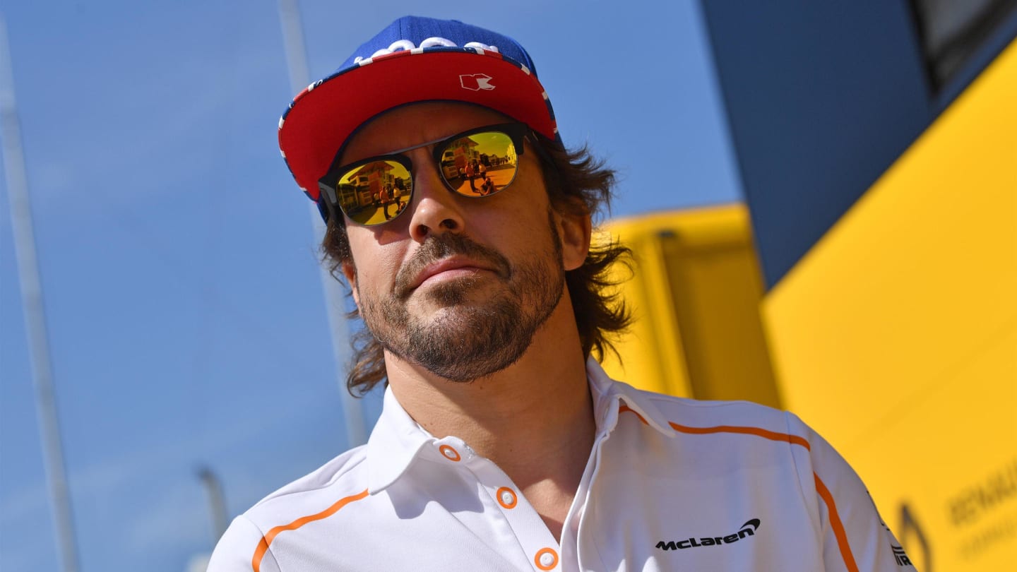Fernando Alonso (ESP) McLaren MCL33 at Formula One World Championship, Rd10, British Grand Prix, Qualifying, Silverstone, England, Saturday 7 July 2018. © Jerry Andre/Sutton Images