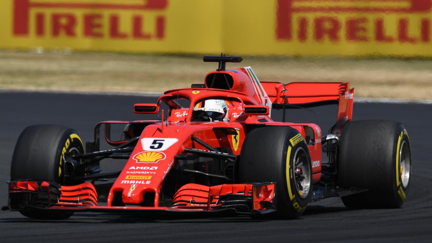 Sebastian Vettel (GER) Ferrari SF-71H at Formula One World Championship, Rd10, British Grand Prix,