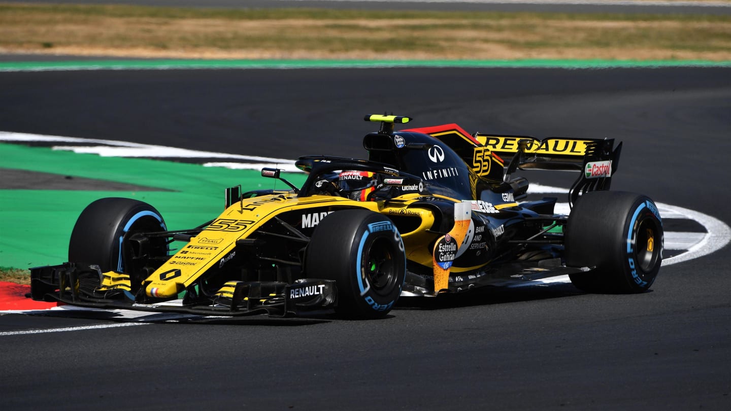 Carlos Sainz jr (ESP) Renault Sport F1 Team RS18 at Formula One World Championship, Rd10, British