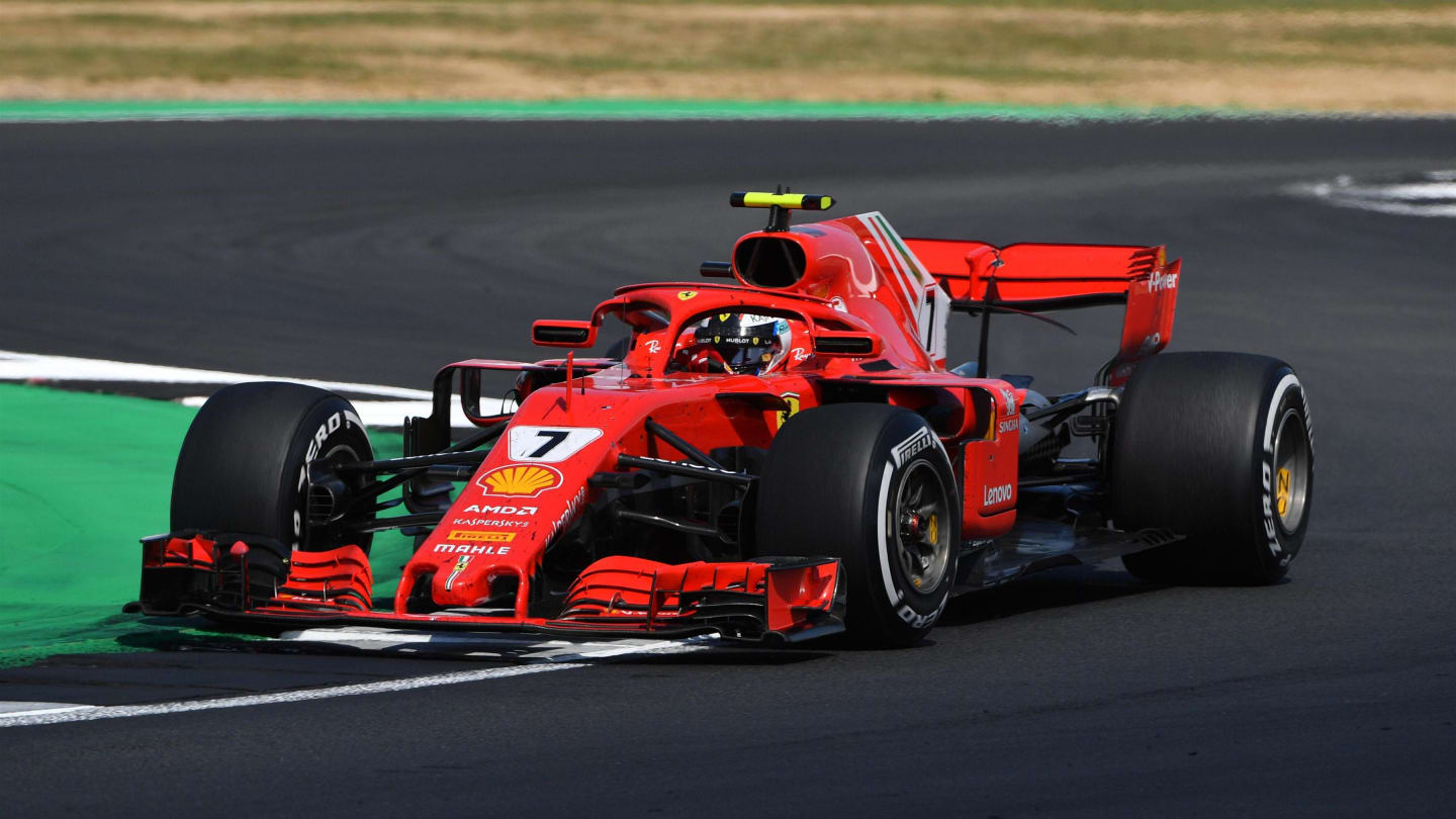 Kimi Raikkonen (FIN) Ferrari SF-71H at Formula One World Championship, Rd10, British Grand Prix,