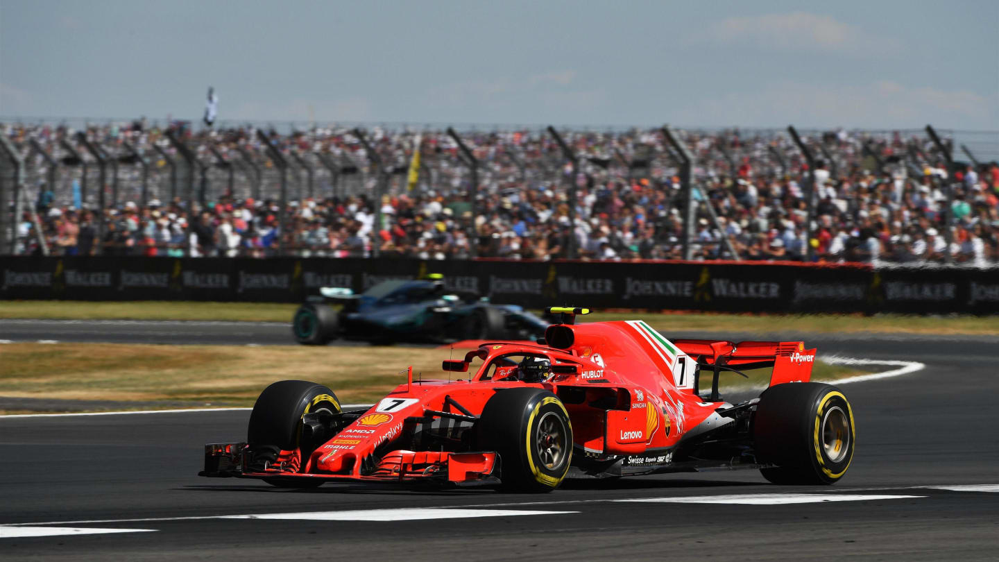 Kimi Raikkonen (FIN) Ferrari SF-71H at Formula One World Championship, Rd10, British Grand Prix,