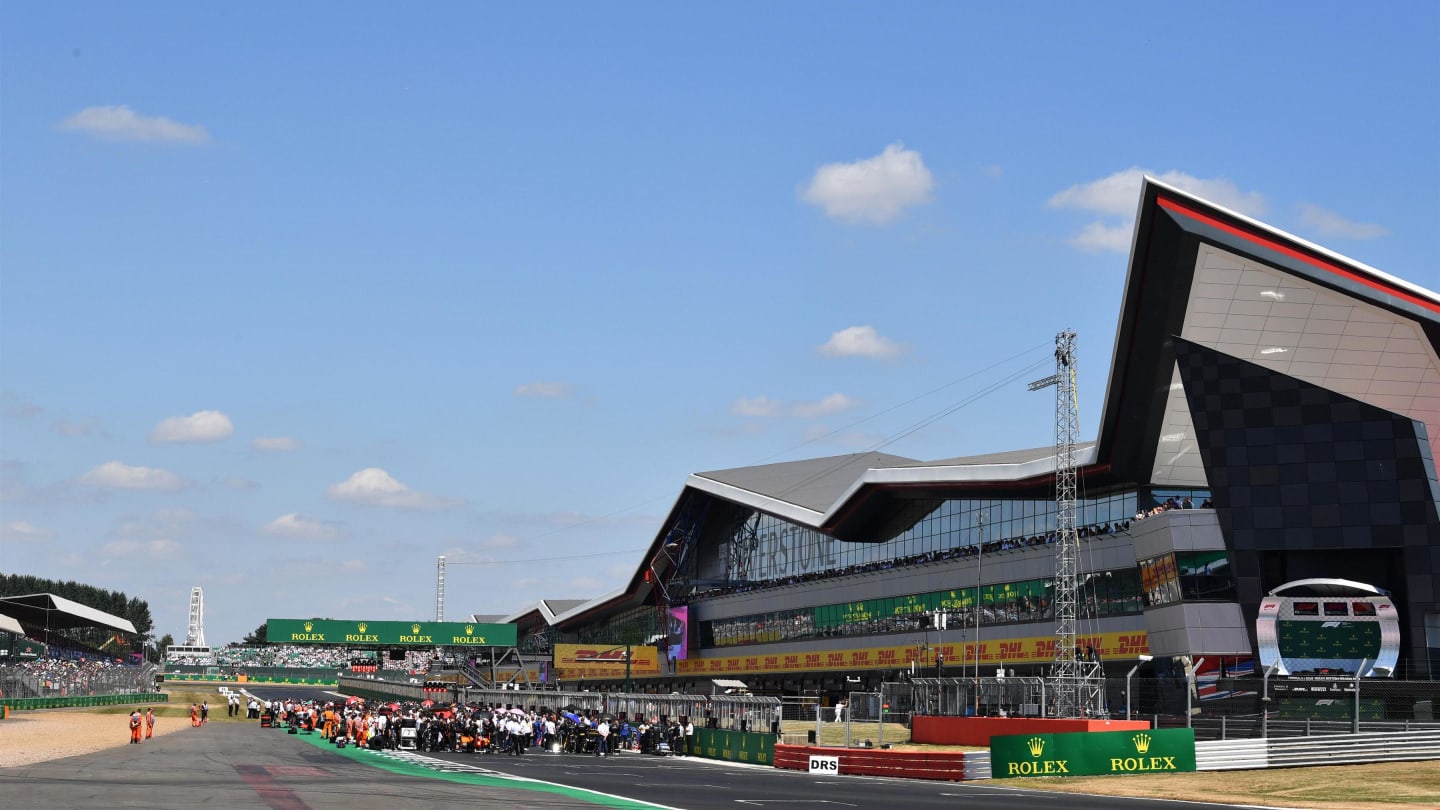 Grid at Formula One World Championship, Rd10, British Grand Prix, Race, Silverstone, England,