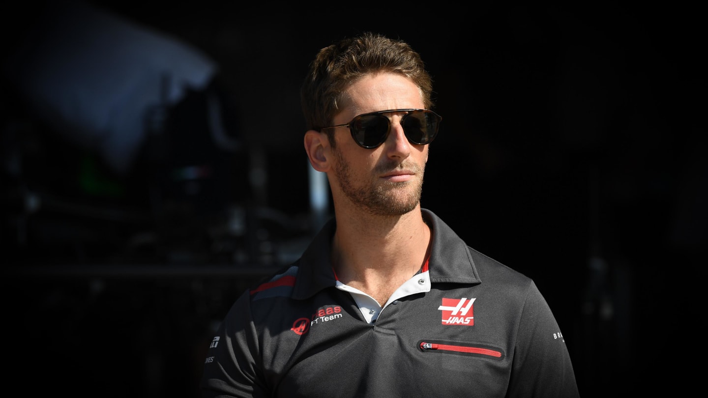 Romain Grosjean (FRA) Haas F1 at Formula One World Championship, Rd10, British Grand Prix,