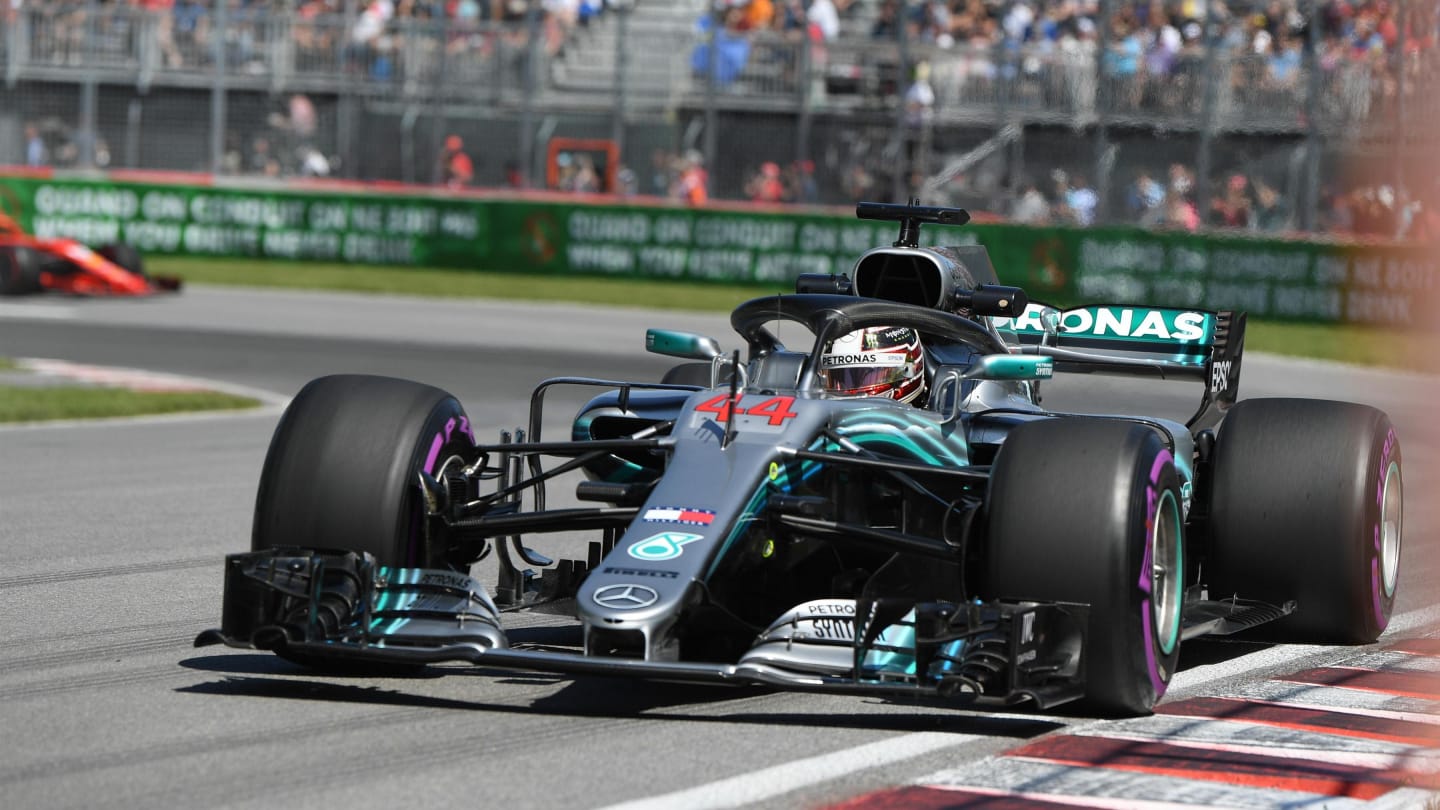 Lewis Hamilton (GBR) Mercedes-AMG F1 W09 EQ Power+ at Formula One World Championship, Rd7, Canadian