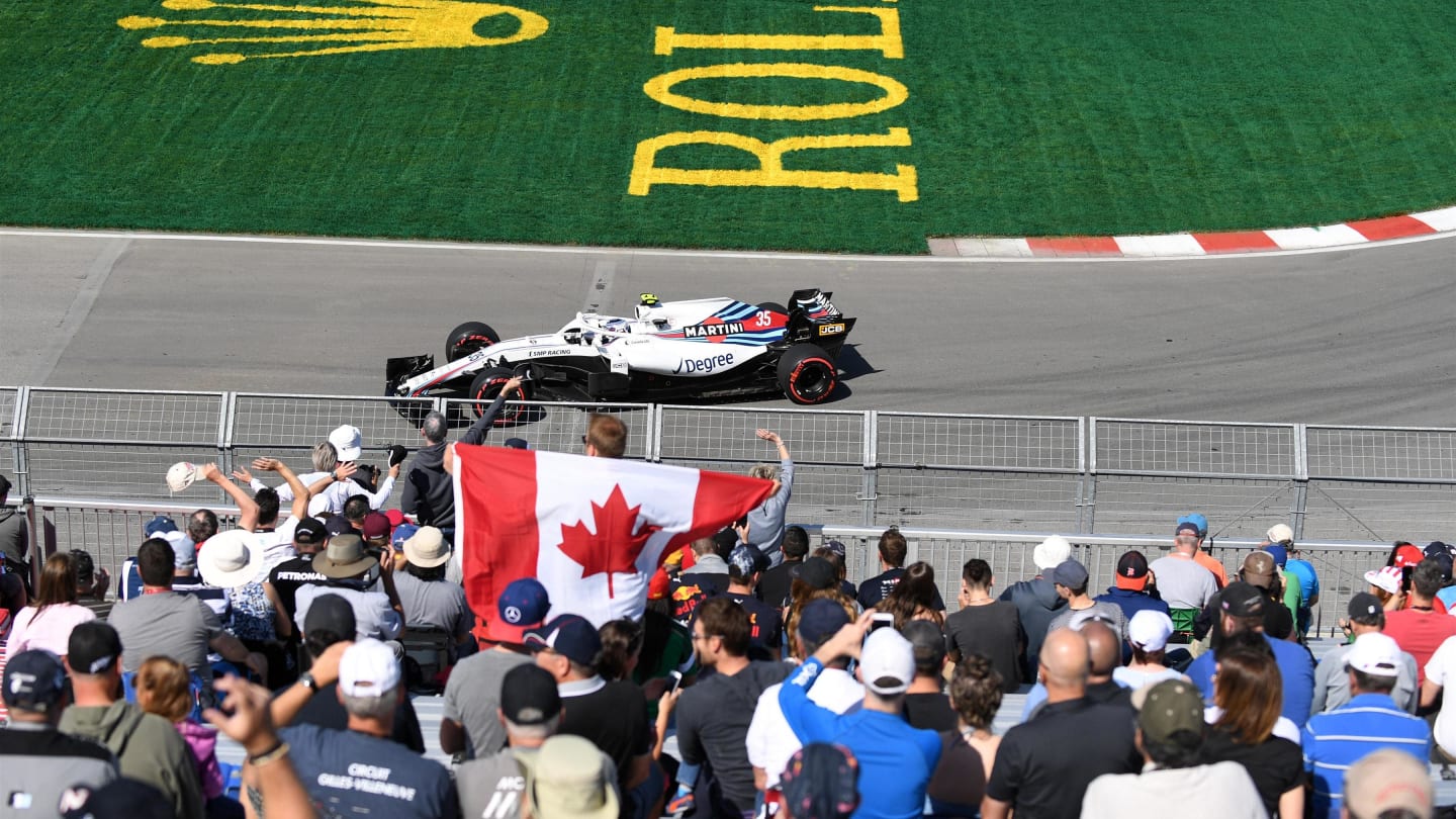Sergey Sirotkin (RUS) Williams FW41 at Formula One World Championship, Rd7, Canadian Grand Prix, Practice, Montreal, Canada, Friday 8 June 2018. © Simon Galloway/Sutton Images