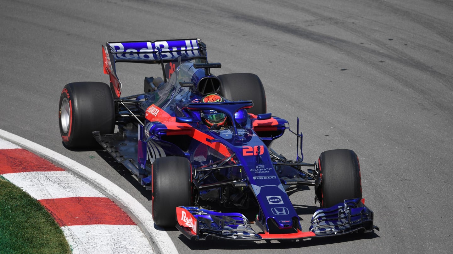 Brendon Hartley (NZL) Scuderia Toro Rosso STR13 at Formula One World Championship, Rd7, Canadian Grand Prix, Practice, Montreal, Canada, Friday 8 June 2018. © Simon Galloway/Sutton Images