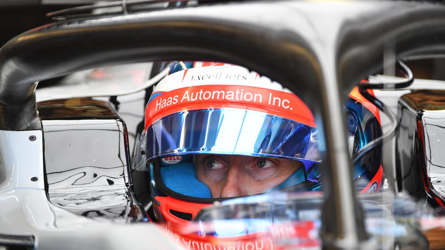 Romain Grosjean (FRA) Haas VF-18 at Formula One World Championship, Rd7, Canadian Grand Prix,