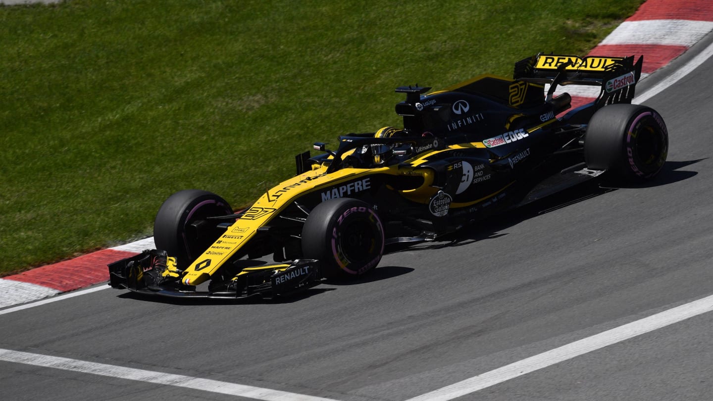 Nico Hulkenberg (GER) Renault Sport F1 Team RS18 at Formula One World Championship, Rd7, Canadian Grand Prix, Qualifying, Montreal, Canada, Saturday 9 June 2018. © Jerry Andre/Sutton Images